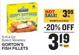 Food Lion Gorton's fish fillets offer