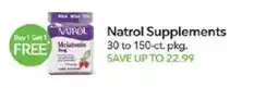 Publix Natrol Supplements offer
