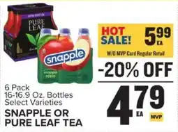 Food Lion Snapple or Pure Leaf Tea offer