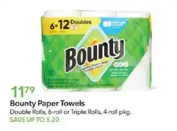 Publix Bounty paper towels offer