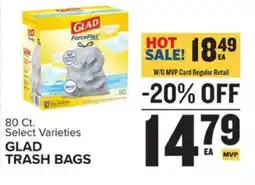 Food Lion Glad trash bags offer