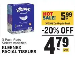 Food Lion Kleenex facial tissues offer