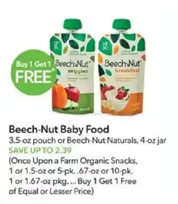 Publix Beech-Nut Baby Food offer