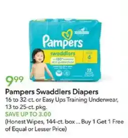 Publix Pampers Swaddlers Diapers offer