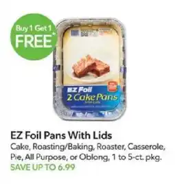 Publix EZ Foil Pans With Lids offer