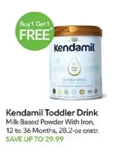 Publix Kendamil Toddler Drink offer