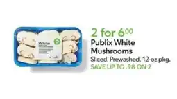 Publix Publix White Mushrooms offer