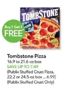 Publix Tombstone Pizza offer