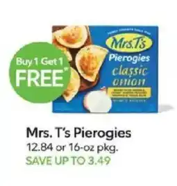 Publix Mrs. T's Pierogies offer