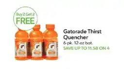 Publix Gatorade Thirst Quencher offer