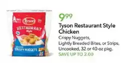 Publix Tyson Restaurant Style Chicken offer