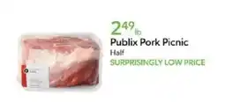 Publix Publix Pork Picnic Half offer