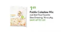 Publix Publix coleslaw mix offer