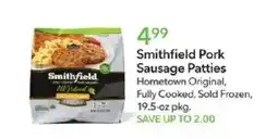 Publix Smithfield pork sausage patties offer