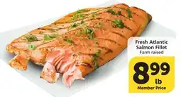 Albertsons Fresh Atlantic Salmon Fillet offer