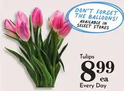 Pavilions Tulips offer
