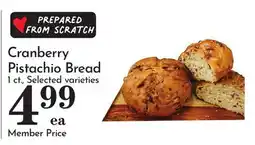 Pavilions Cranberry Pistachio Bread offer