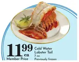Pavilions Cold Water Lobster Tail offer