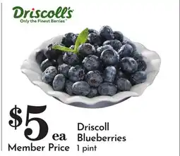 Pavilions Driscoll Blueberries offer