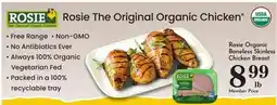 Pavilions Rosie Organic Boneless Skinless Chicken Breast offer
