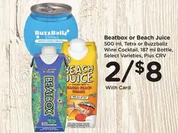Ralphs Beatbox or Beach Juice offer