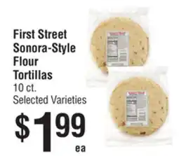 Smart & Final First Street Sonora-Style Flour Tortillas offer