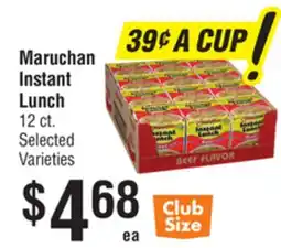 Smart & Final Maruchan Instant Lunch offer