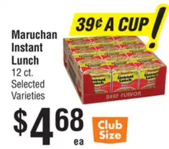 Smart & Final Maruchan Instant Lunch offer