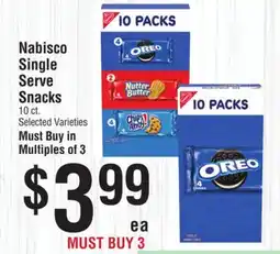 Smart & Final Nabisco Single Serve Snacks offer