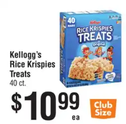 Smart & Final Kellogg's Rice Krispies Treats offer
