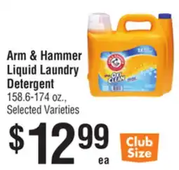 Smart & Final Arm & Hammer Liquid Laundry Detergent offer