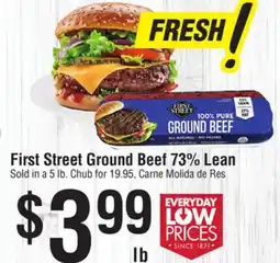 Smart & Final First Street Ground Beef 73% Lean offer