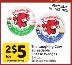 Vons The Laughing Cow Spreadable Cheese Wedges offer