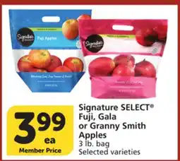 Vons Signature SELECT Fuji, Gala or Granny Smith Apples offer