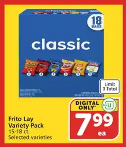 Vons Frito Lay Variety Pack offer