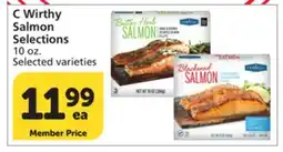 Vons C Wirthy Salmon Selections offer