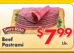 Valley Marketplace Beef Pastrami offer