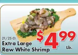 Valley Marketplace Extra Large Raw White Shrimp offer
