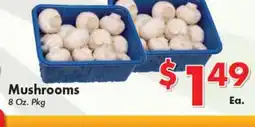 Valley Marketplace Mushrooms offer