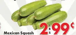 Valley Marketplace Mexican Squash offer