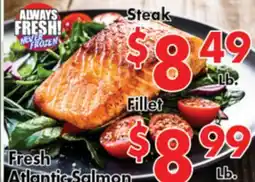 Valley Marketplace Fresh Atlantic Salmon offer
