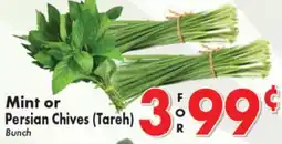 Valley Marketplace Mint or Persian Chives (Tareh) offer