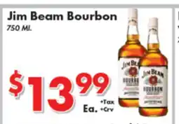 Valley Marketplace Jim Beam Bourbon offer