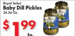 Valley Marketplace Royal Select Baby Dill Pickles offer