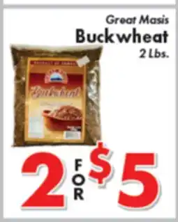 Valley Marketplace Great Masis Buckwheat offer