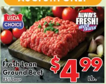 Valley Marketplace Fresh Lean Ground Beef offer