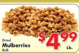 Valley Marketplace Dried Mulberries offer