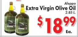 Valley Marketplace Aleppo Extra Virgin Olive Oil offer