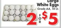 Valley Marketplace Large White Eggs offer