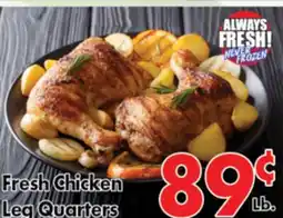 Valley Marketplace Fresh Chicken Leg Quarters offer